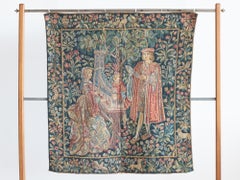 Mid 20th Century French "The Lady and the Organ" Tapestry