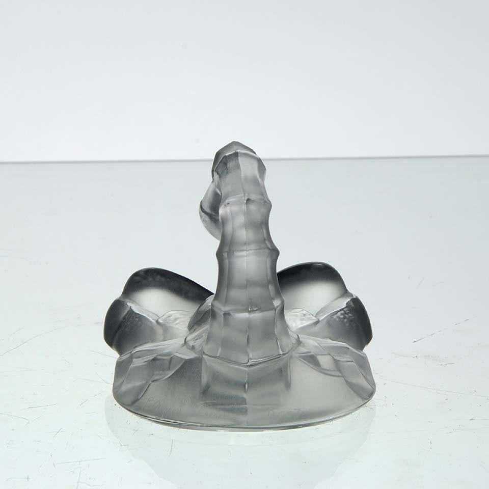 Mid-20th Century Frosted Glass Scorpion by Marc Lalique For Sale 2