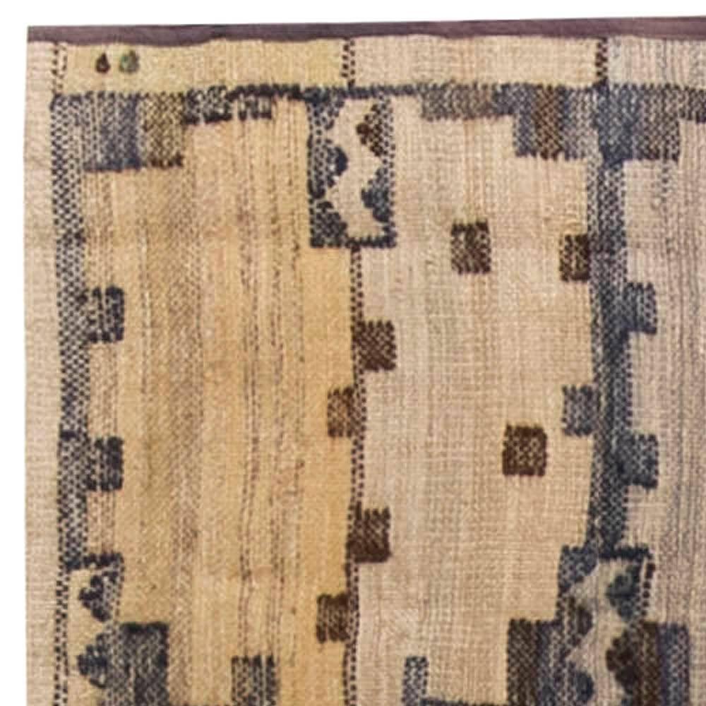 Hand-Knotted Mid-20th Century Geometric Swedish Tapestry Weave by Marta Mass-Fjetterström