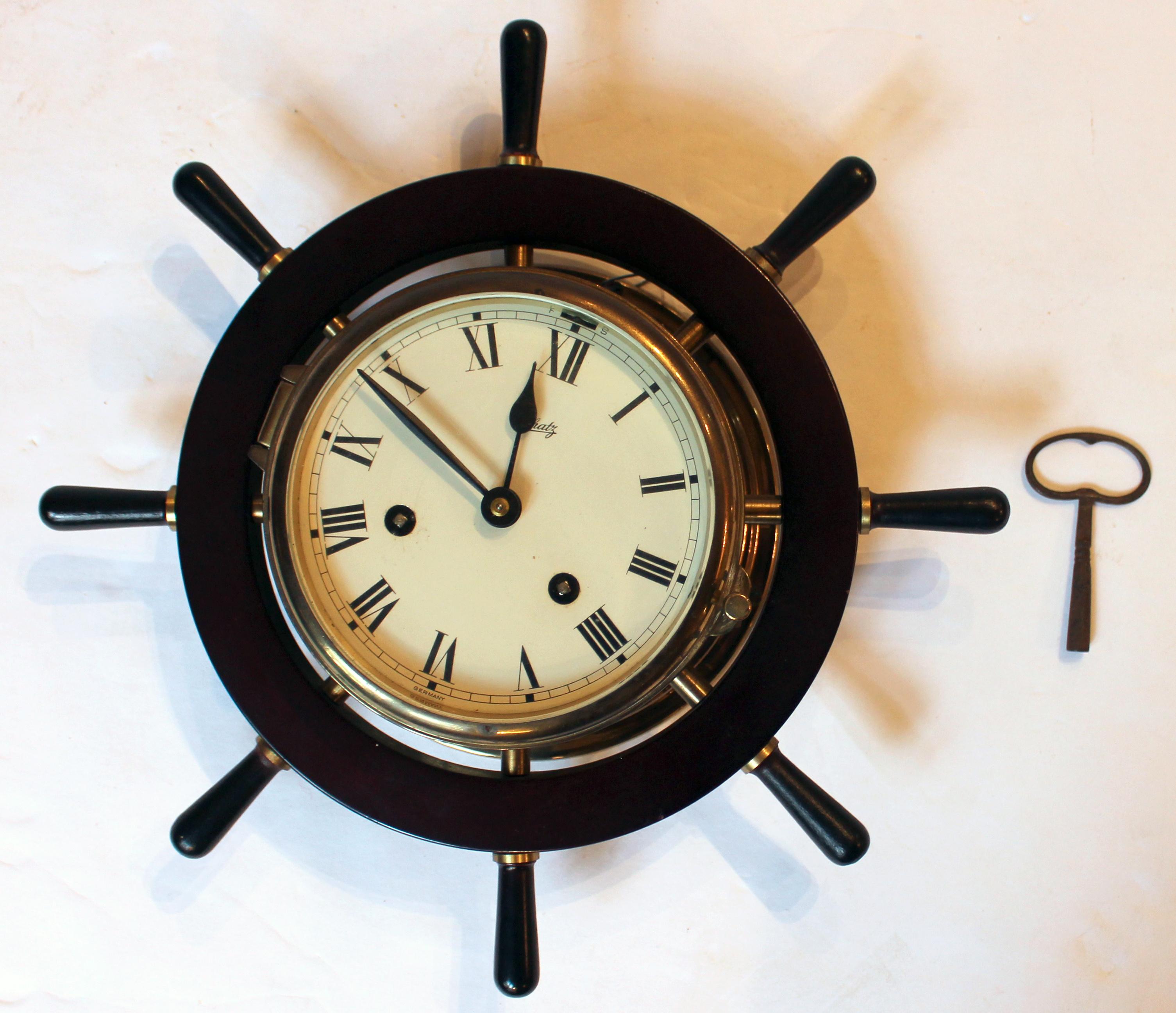 Mid-20th Century German Ship's Clock By Schatz For Sale 1