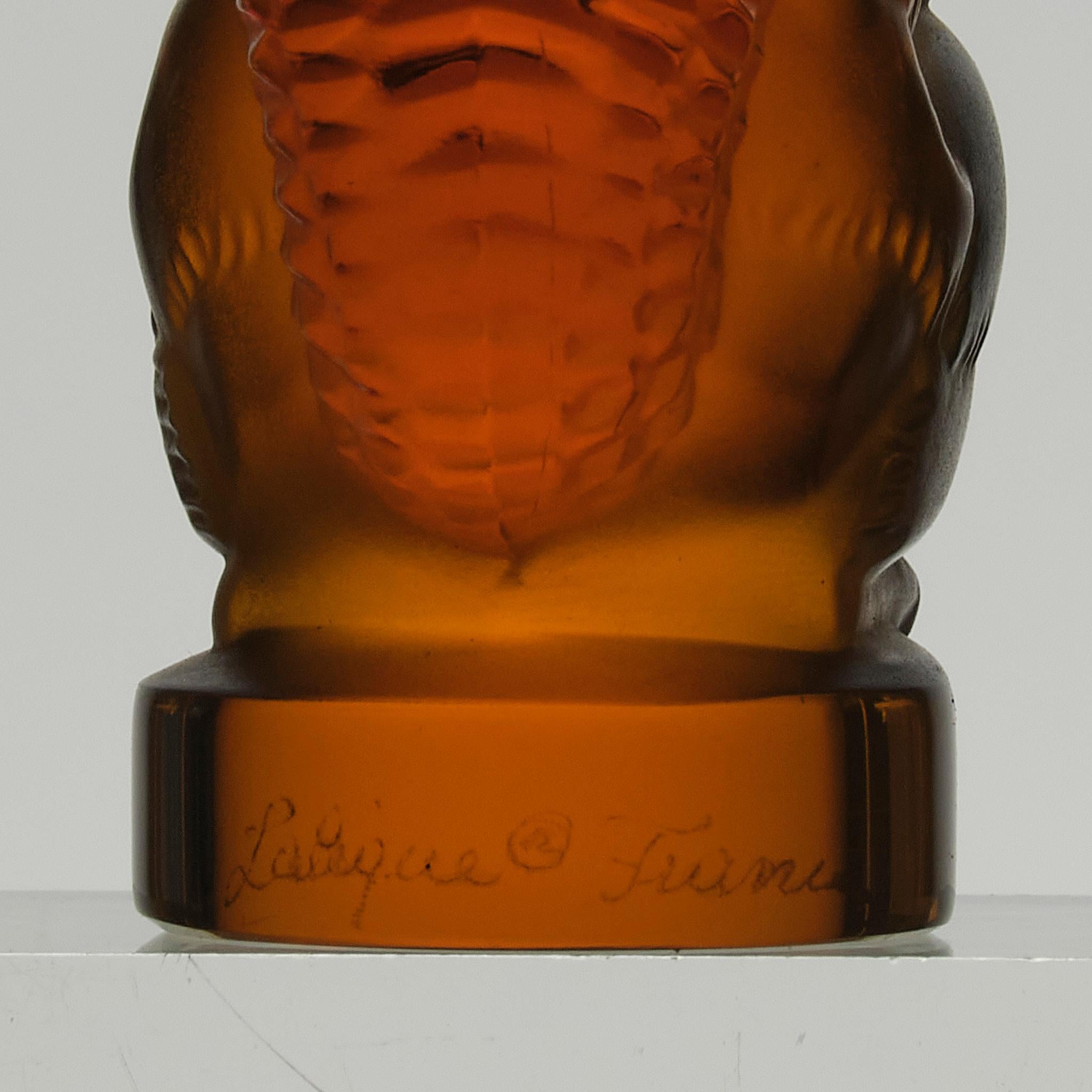 Sculpture en verre 