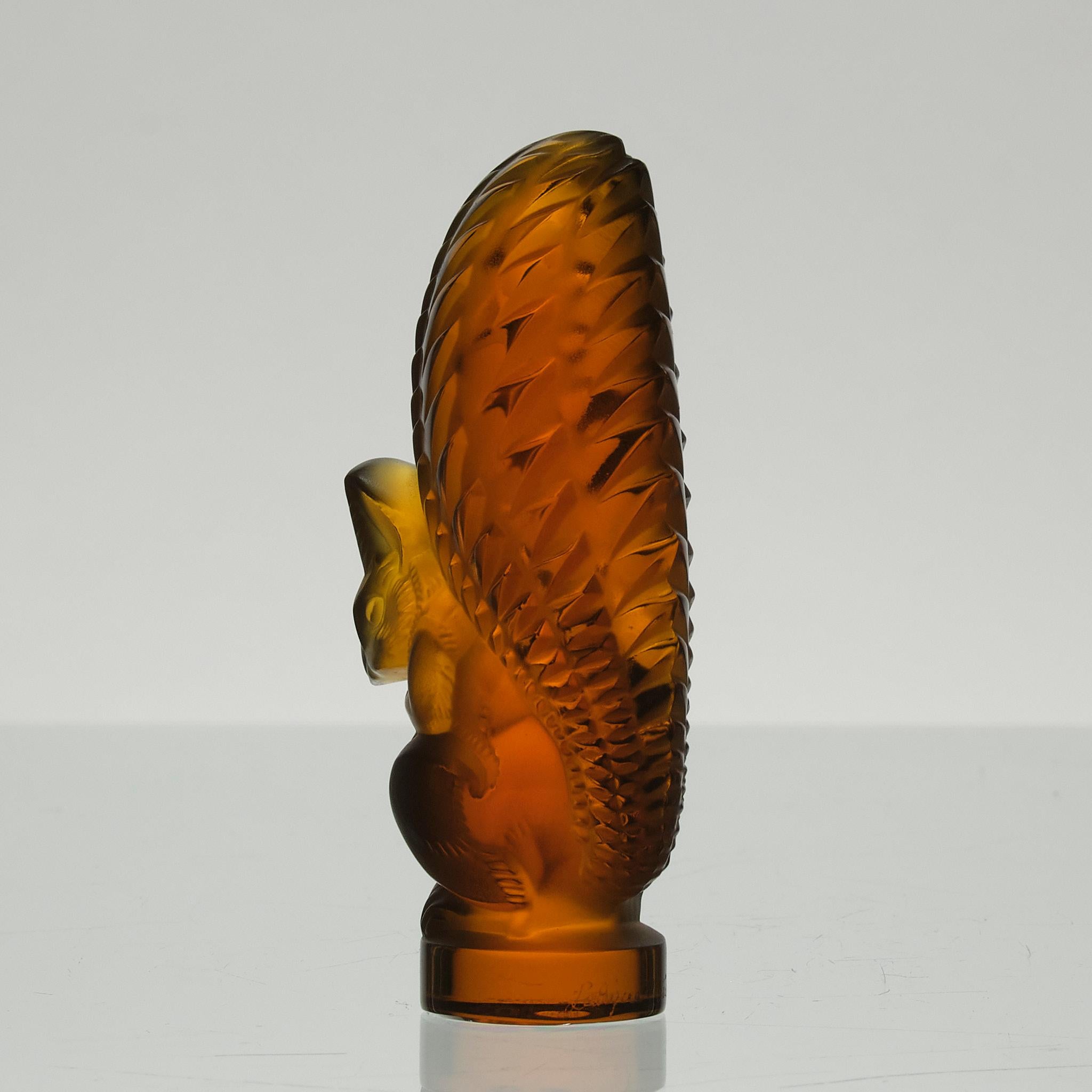 Art déco Sculpture en verre 