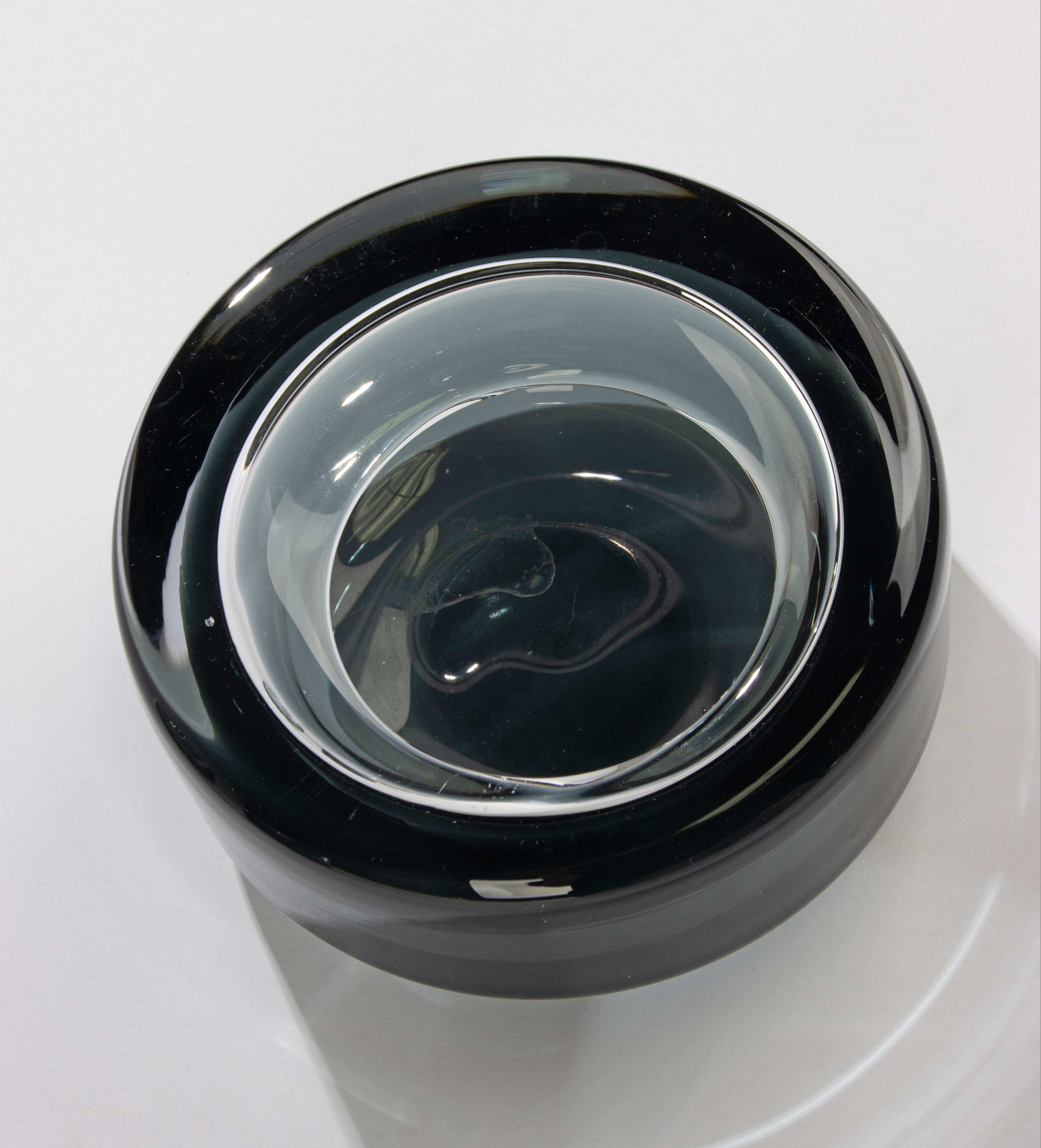 Mitte 20. Jahrhundert Glas-Set - SEA Glasbruk - Schweden - Rauchgrau (Handgefertigt) im Angebot