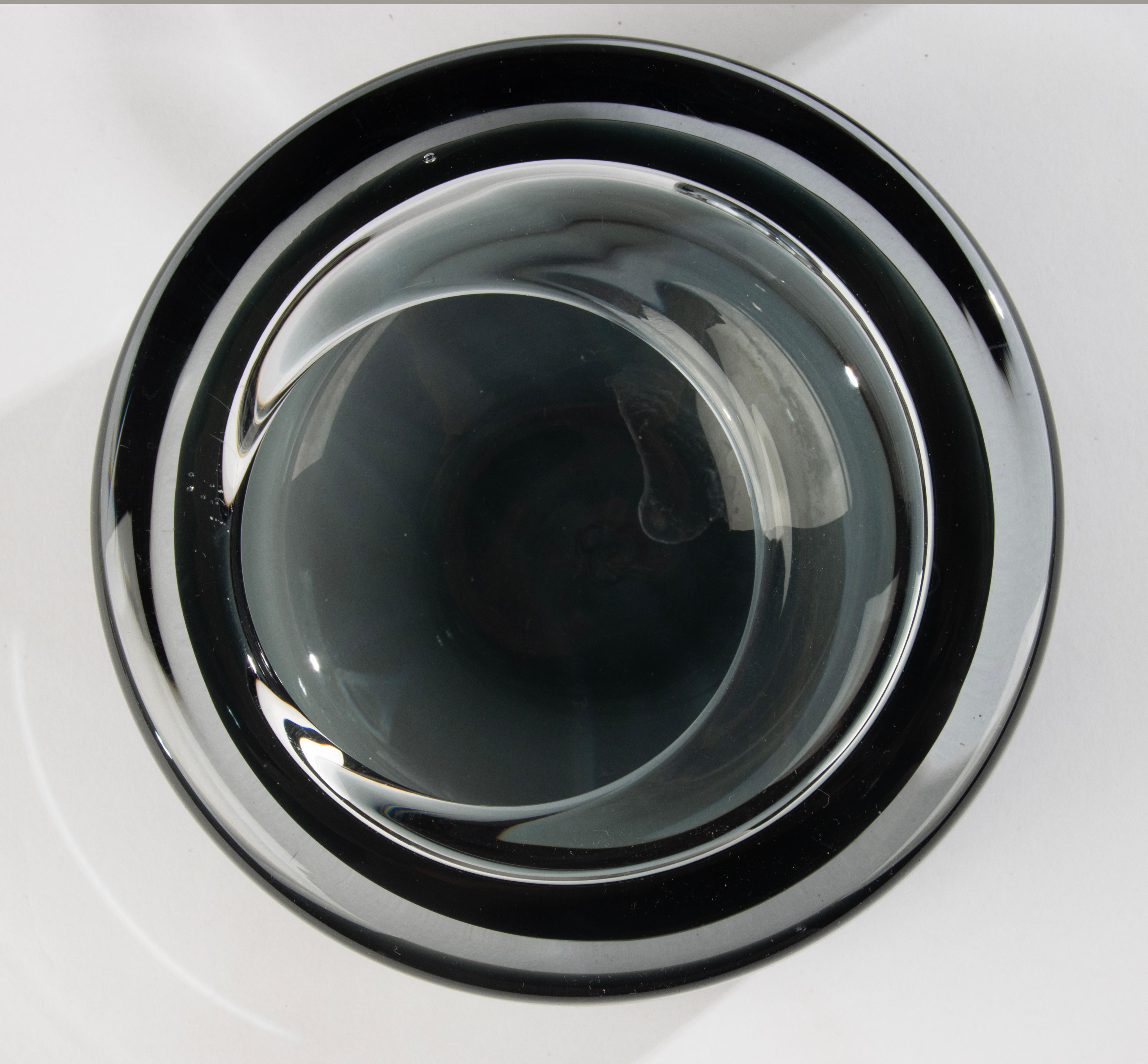 Mitte 20. Jahrhundert Glas-Set - SEA Glasbruk - Schweden - Rauchgrau im Zustand „Gut“ im Angebot in Casteren, Noord-Brabant