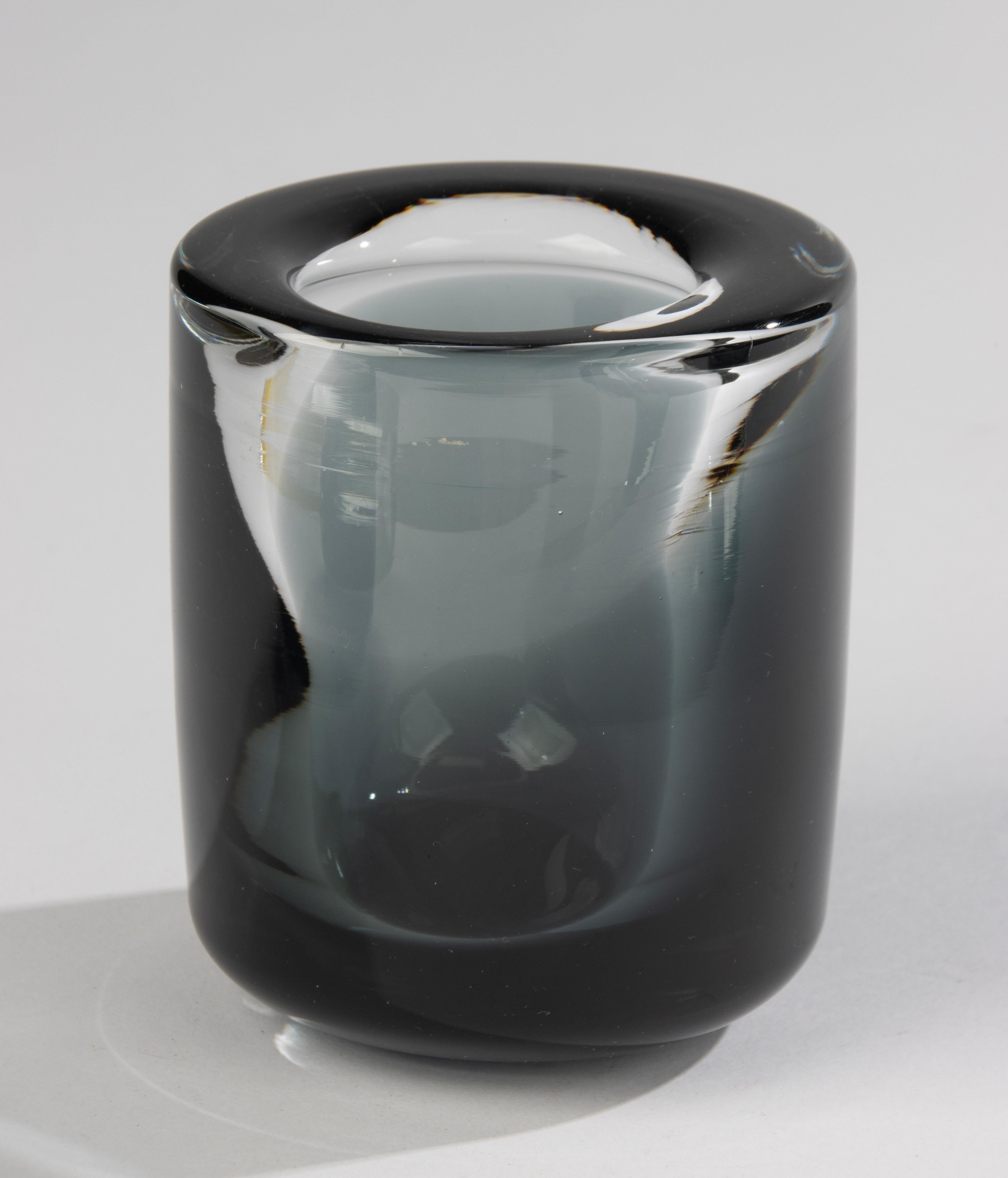 Mitte 20. Jahrhundert Glas-Set - SEA Glasbruk - Schweden - Rauchgrau (Mitte des 20. Jahrhunderts) im Angebot