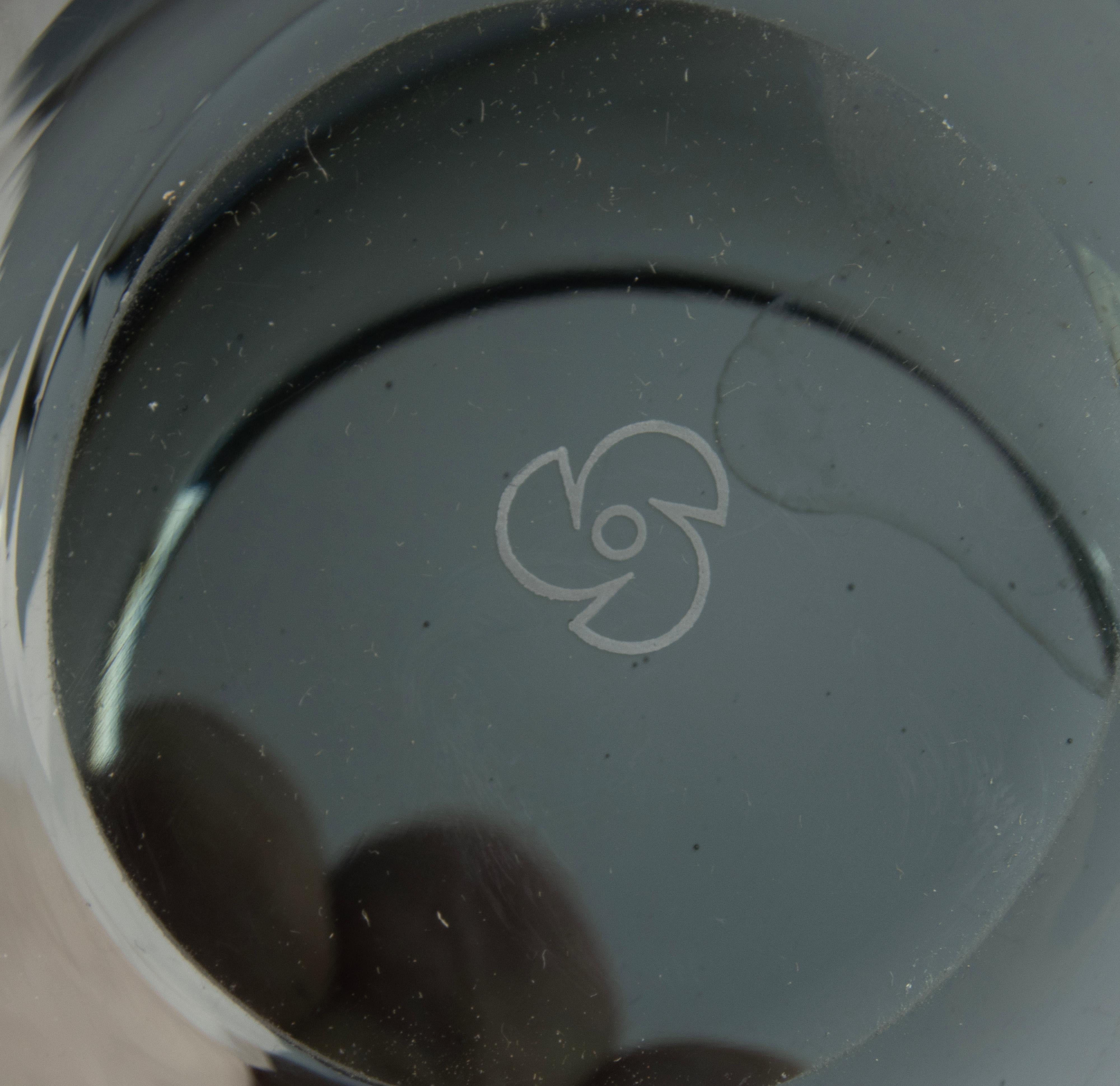 Mitte 20. Jahrhundert Glas-Set - SEA Glasbruk - Schweden - Rauchgrau im Angebot 1