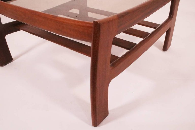 Mid20th Century Glass Topped GPlan Coffee Table at 1stDibs