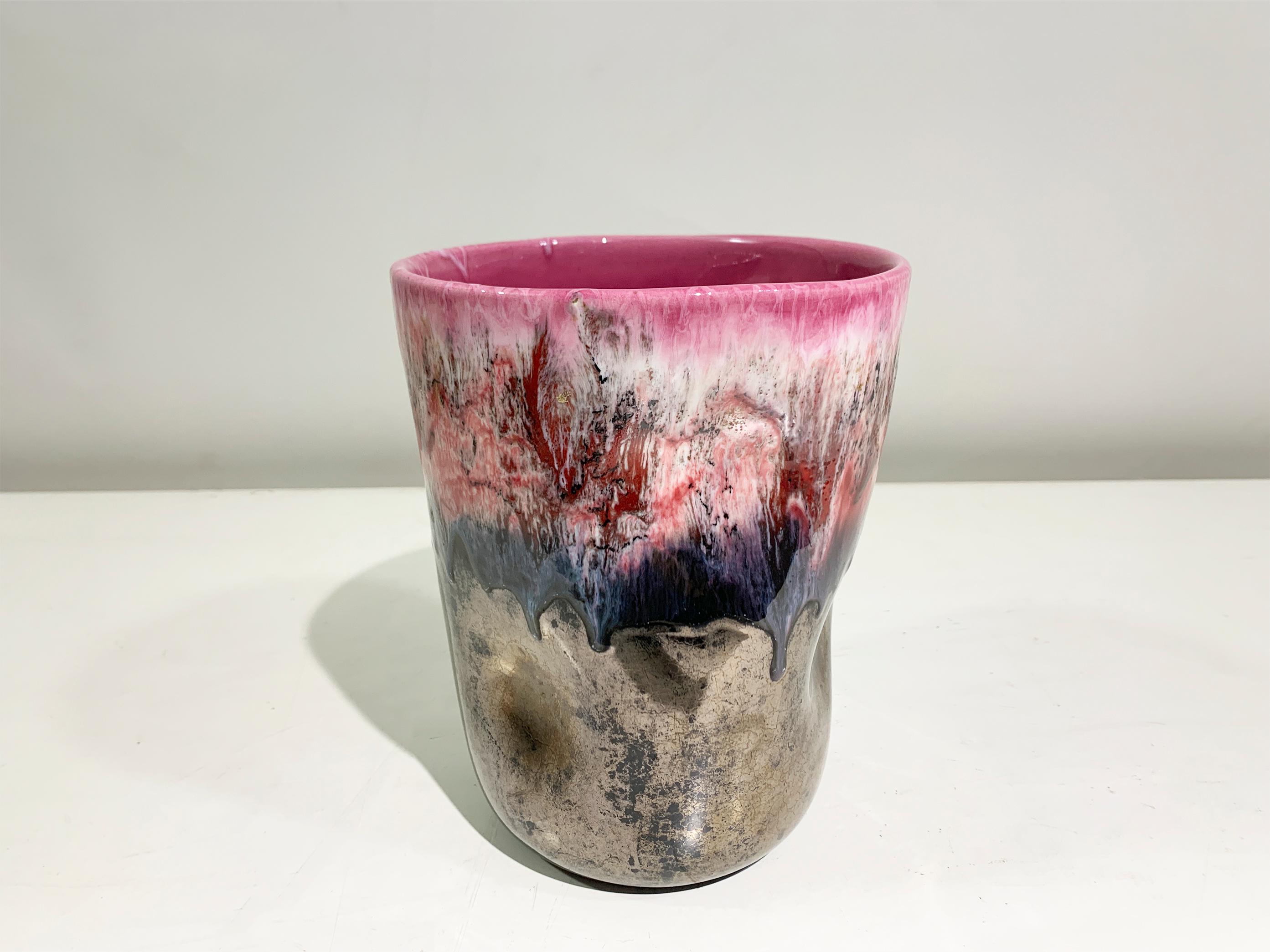 Français Vase en céramique émaillée du milieu du 20e siècle, France, vers les années 1950 en vente