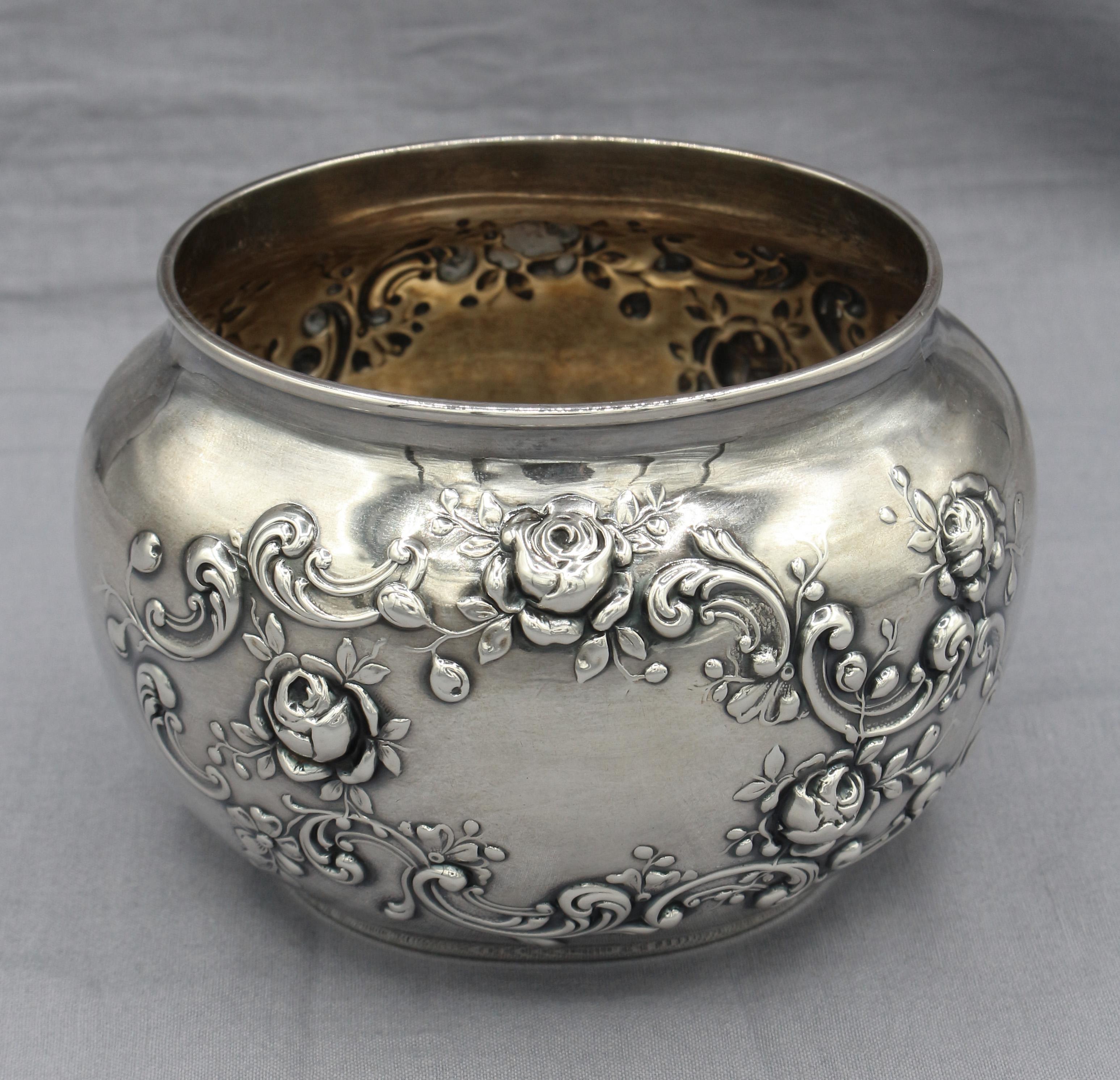 Servicio de té y café de 4 piezas Gorham de plata de ley de mediados del siglo XX en venta 2