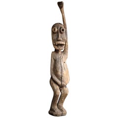 Mid-20th Century Hand Carved African Figure