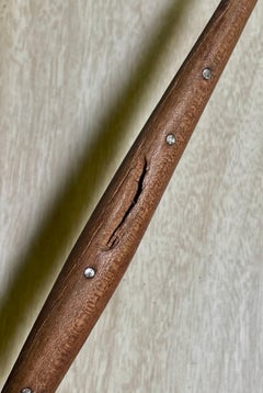 Mid 20th Century Hand Carved Country French Salad Spoon & Fork Pr Folk Art Claw