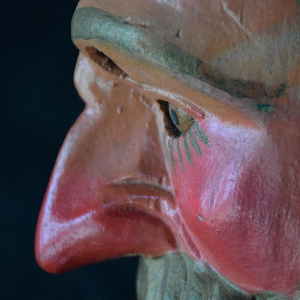 Unknown Mid-20th Century Hand Carved Guatemalan Mask