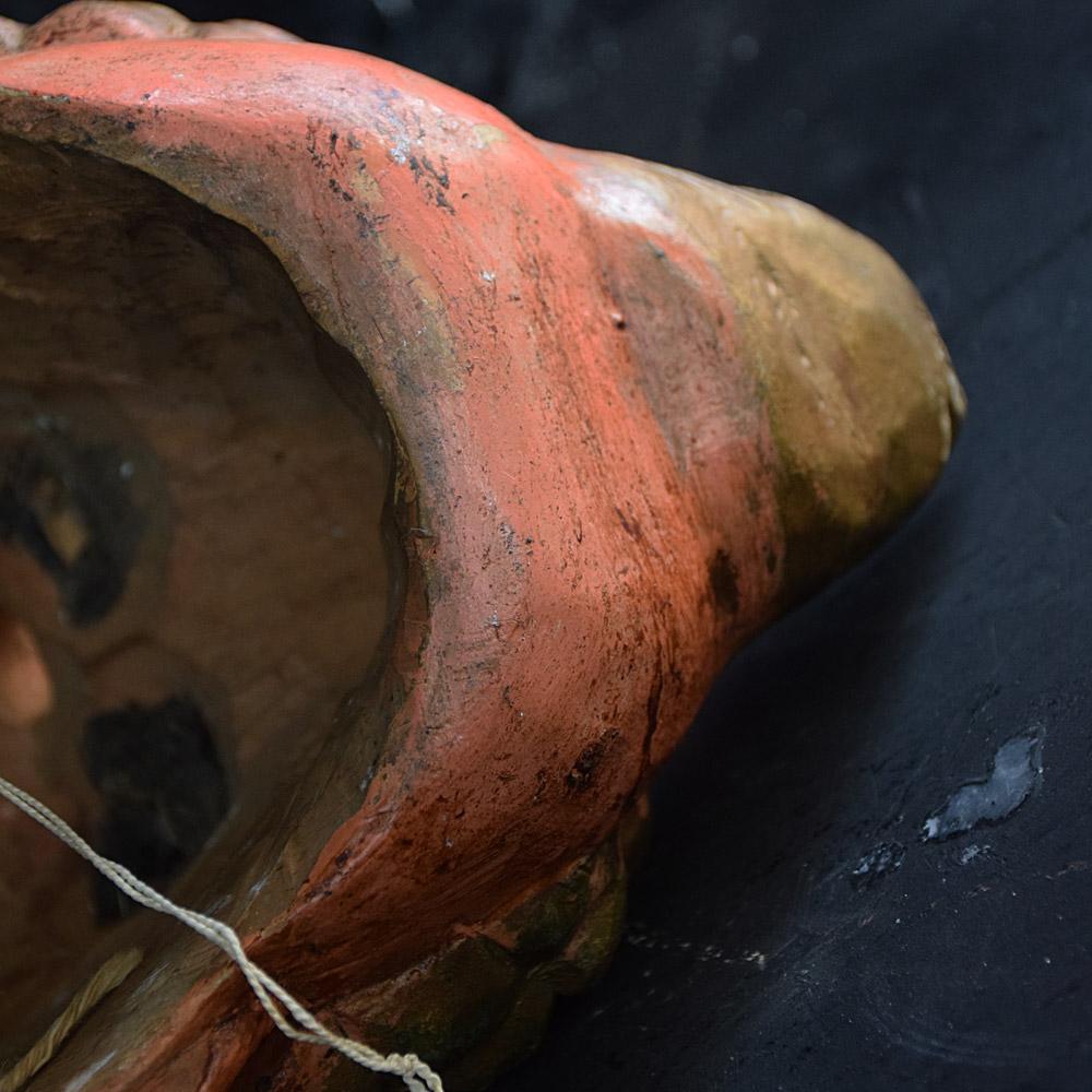 Hand-Crafted Mid-20th Century Hand Carved Guatemalan Mask