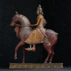 Mid-20th Century Hand Carved Indian Figure