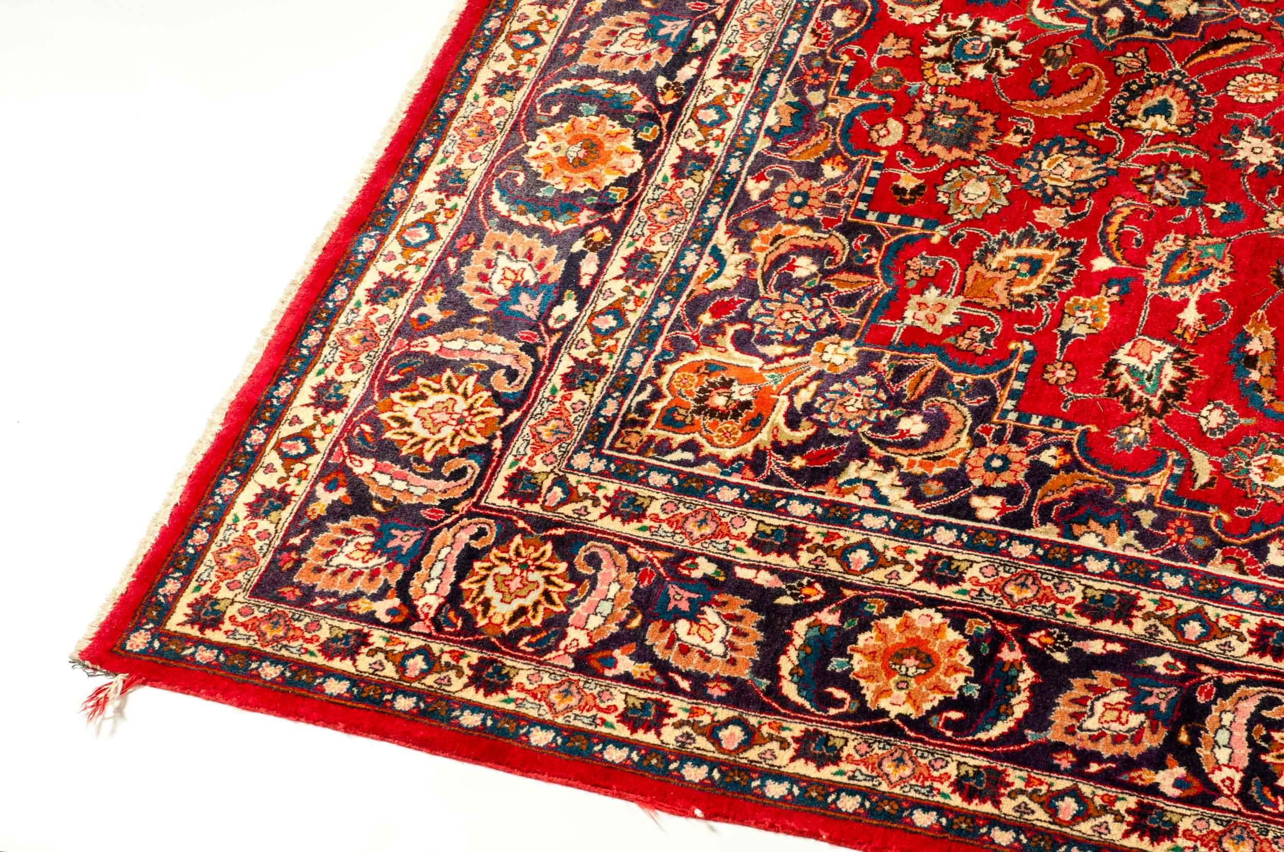 Hand-Knotted Mid-20th Century Hand Knotted Persian Rug