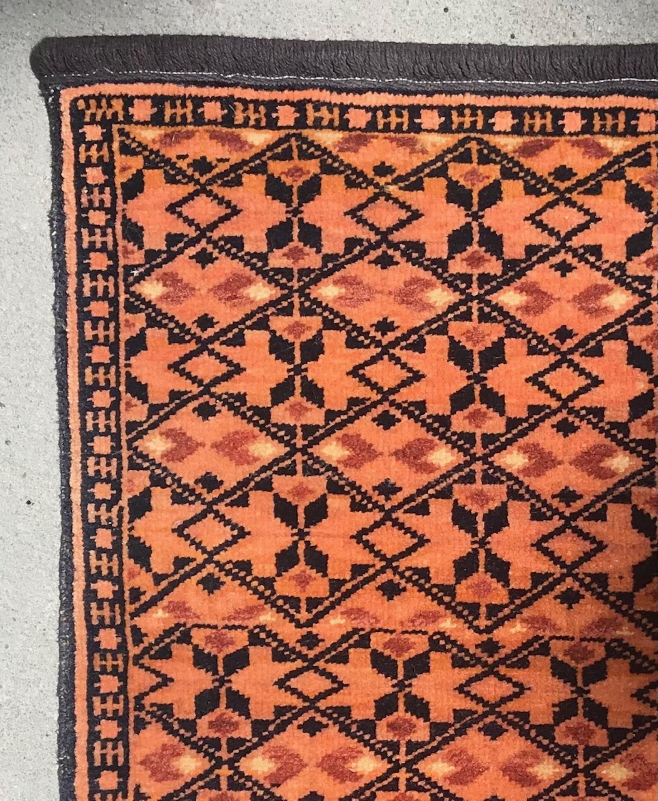 Silk Mid 20th Century Hand Woven Persian Bashir Rug For Sale