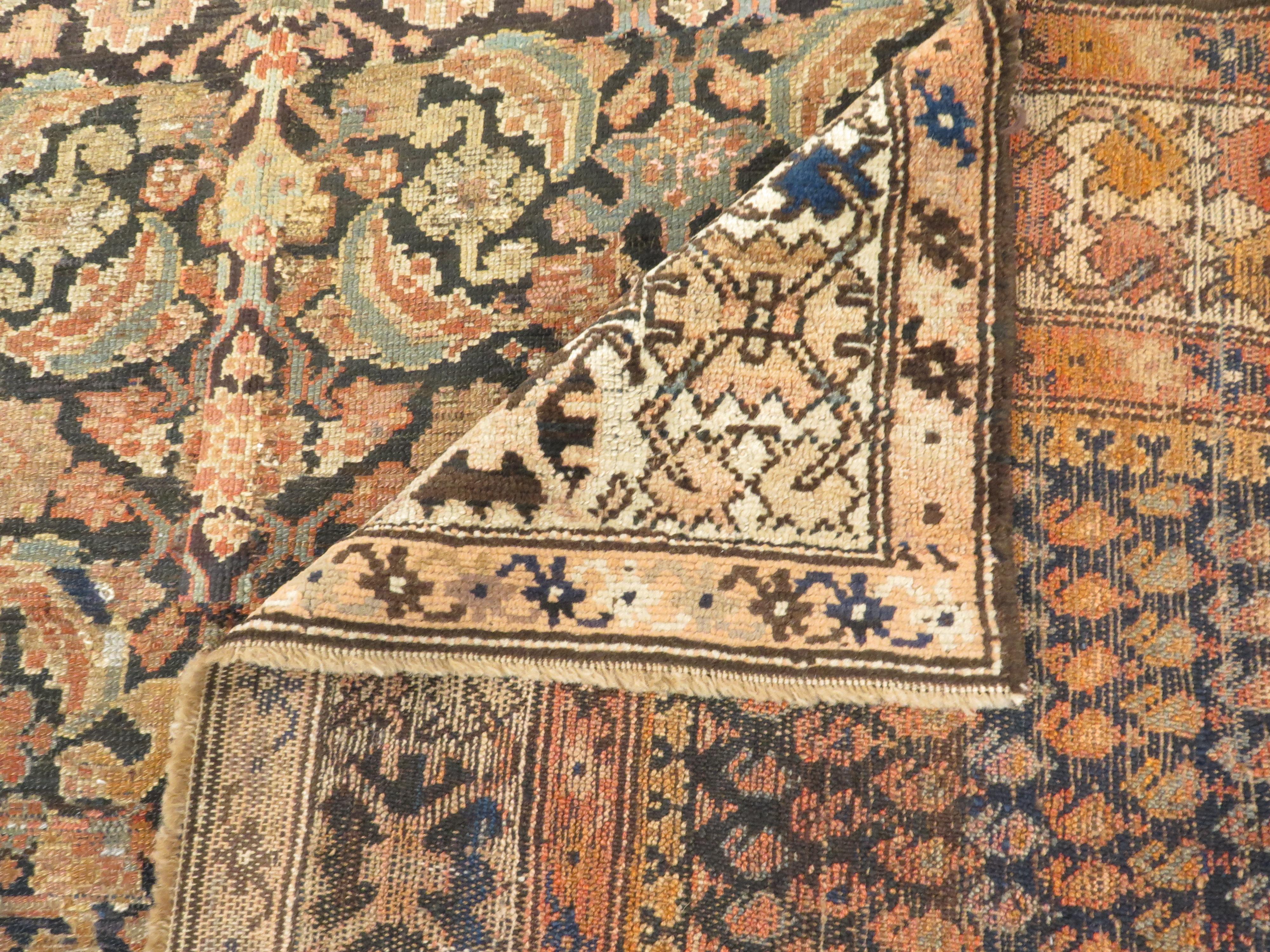 Alfombra persa tejida a mano de mediados del siglo XX Diseño Malayer en Excelente estado para la venta en Dallas, TX