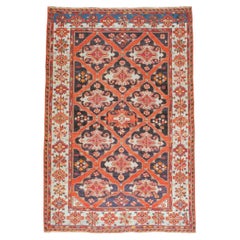 Mid-20th Century Handmade Caucasian Flatweave Soumak Room Size Carpet