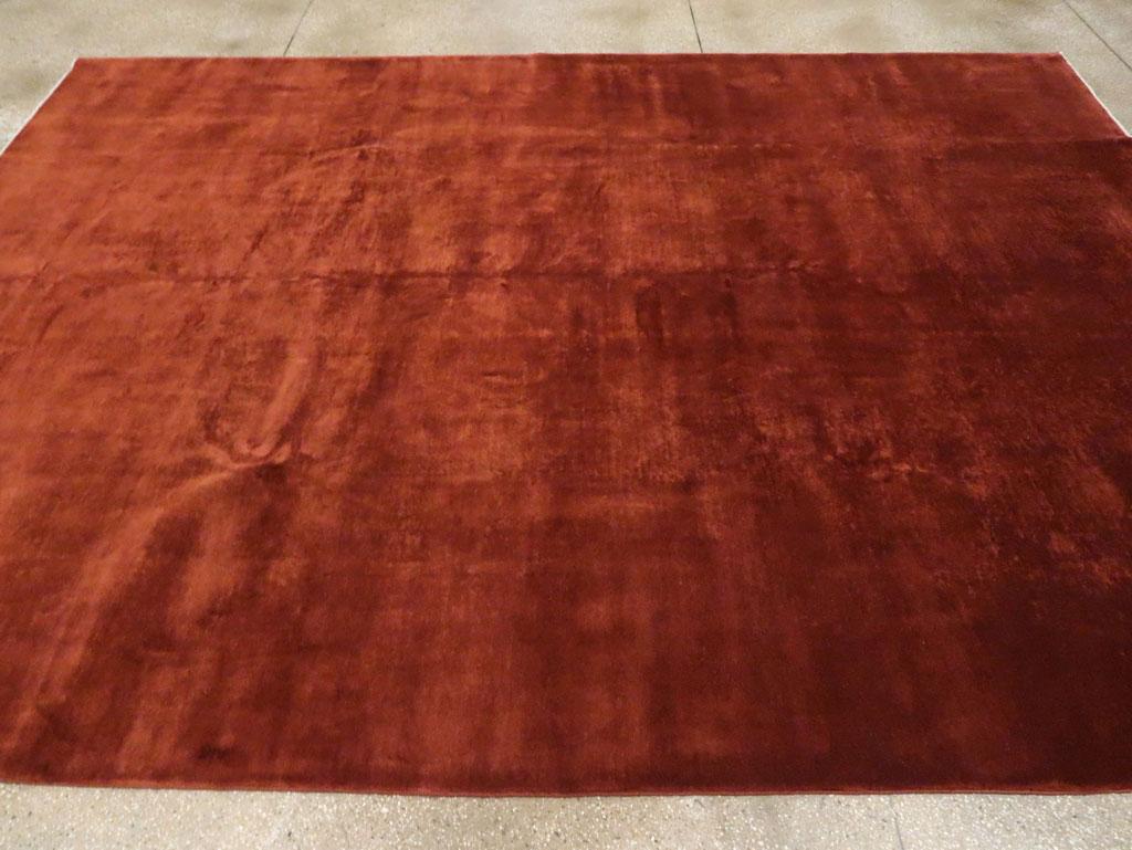 Wool Mid-20th Century Handmade Chinese Art Deco Large Room Size Carpet For Sale