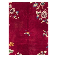 Mid-20th Century Handmade Chinese Art Deco Room Size Carpet