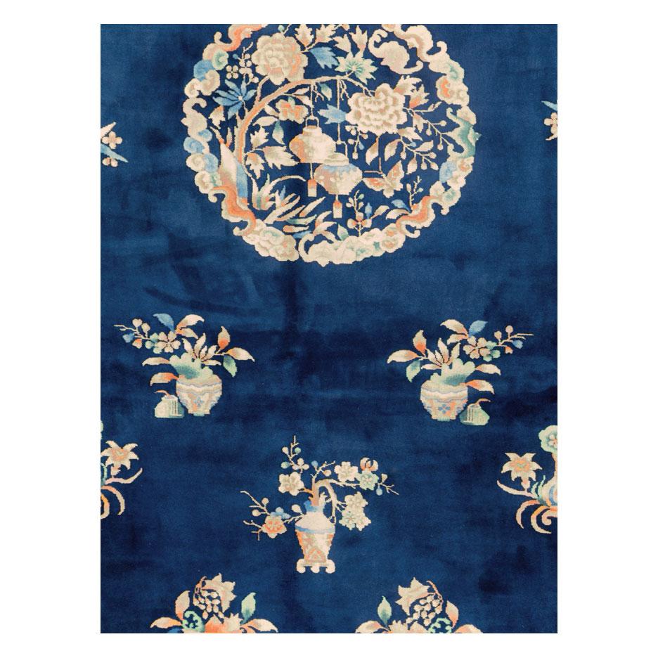 A vintage Chinese Art Deco room size carpet handmade during the mid-20th century.

Measures: 10' 0
