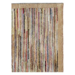 Mid-20th Century Handmade Chinese Art Deco Throw Rug