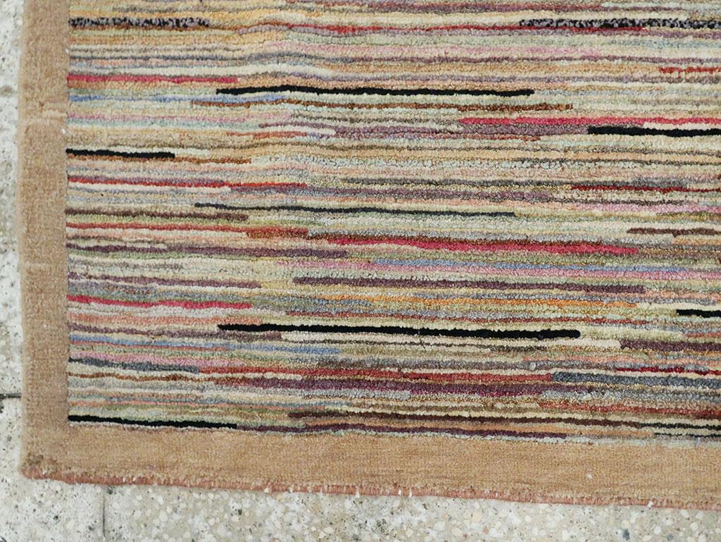 Alfombra Art Decó china hecha a mano de mediados del siglo XX en venta 1