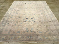 Tappeto cinese della metà del 20° secolo fatto a mano per le dimensioni della stanza