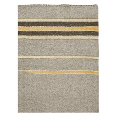 Mid-20th Century Handmade European Flat-Weave Kilim Throw Rug