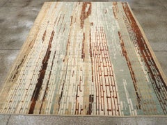 Mid-20th Century Handmade French Art Deco Small Room Size Carpet