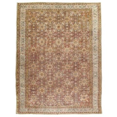 Mid-20th Century Handmade Indian Lahore Room Size Carpet