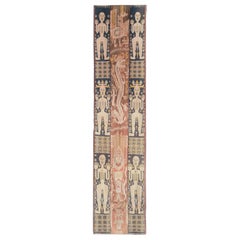 Mitte des 20. Jahrhunderts handgefertigter indonesischer Textil-Läufer-Teppich