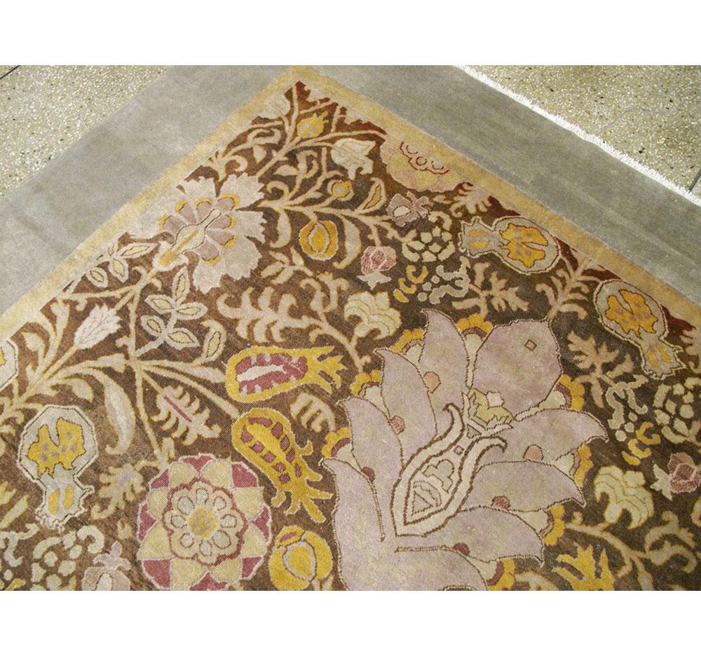 Mid-20th Century Handmade J.H. Dearle Arts & Crafts Style Large Room Size Rug In Good Condition In New York, NY