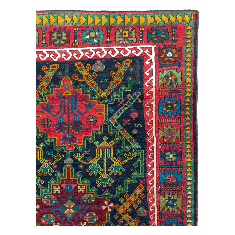 Tribal Mid-20th Century Handmade Persian Ardebil Small Room Size Carpet For Sale