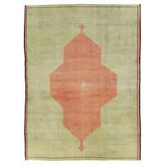 Mid-20th Century Handmade Persian Cotton Flatweave Kilim Accent Rug
