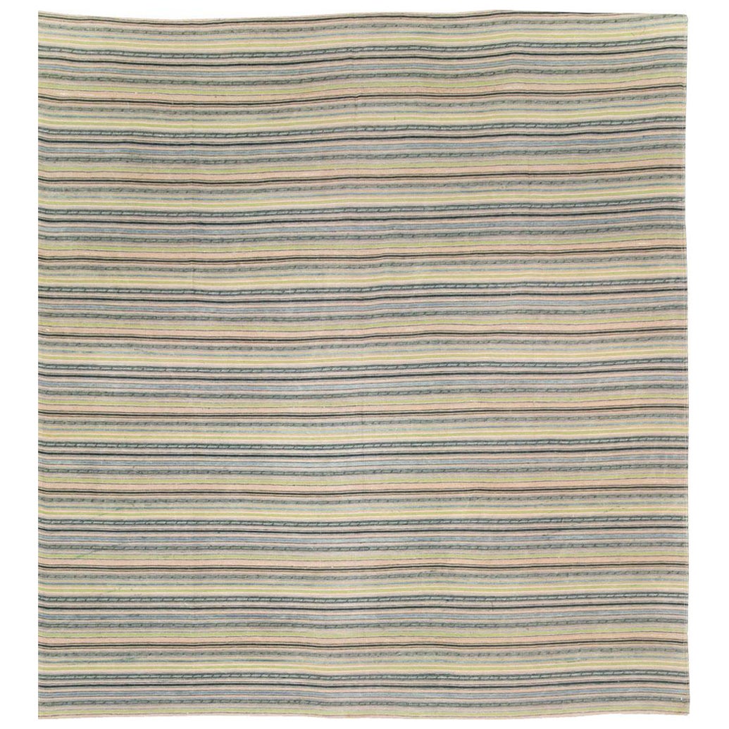 Tappeto persiano a trama piatta a metà del 20° secolo, Rug & Kilim
