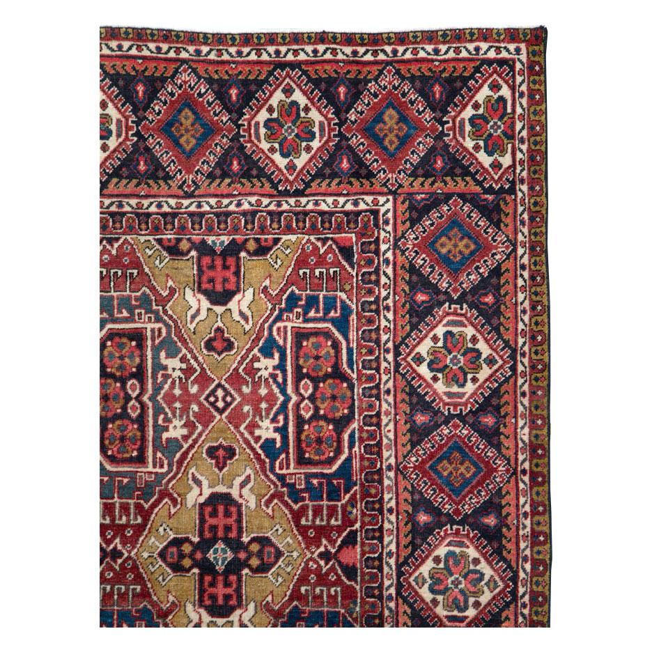 A vintage Persian Heriz small room size carpet handmade during the mid-20th century.

Measures: 6' 11