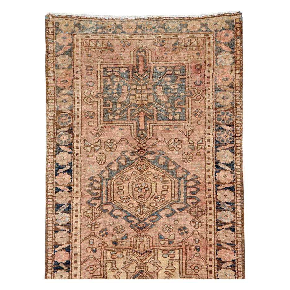 A vintage Persian Karajeh runner handmade during the mid-20th century.

Measures: 2' 11