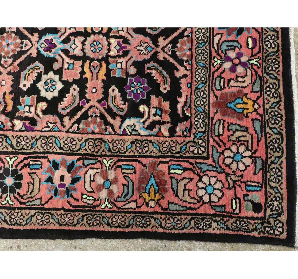Mid-20th Century Handmade Persian Mahal Gallery Carpet For Sale 3