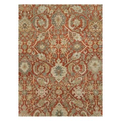 Mid-20th Century Handmade Persian Mahal Room Size Carpet