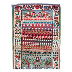 Mid-20th Century Handmade Persian Mahal Small Runner