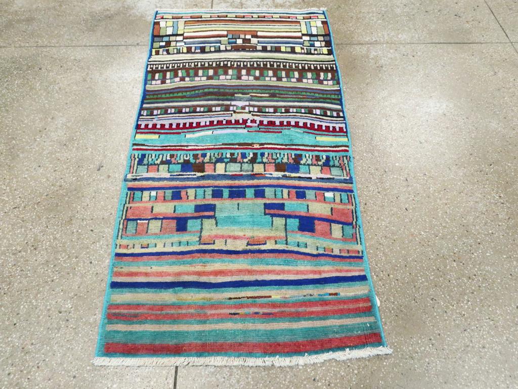 Handgefertigter persischer Mahal-Teppich aus der Mitte des 20. Jahrhunderts (Persisch) im Angebot