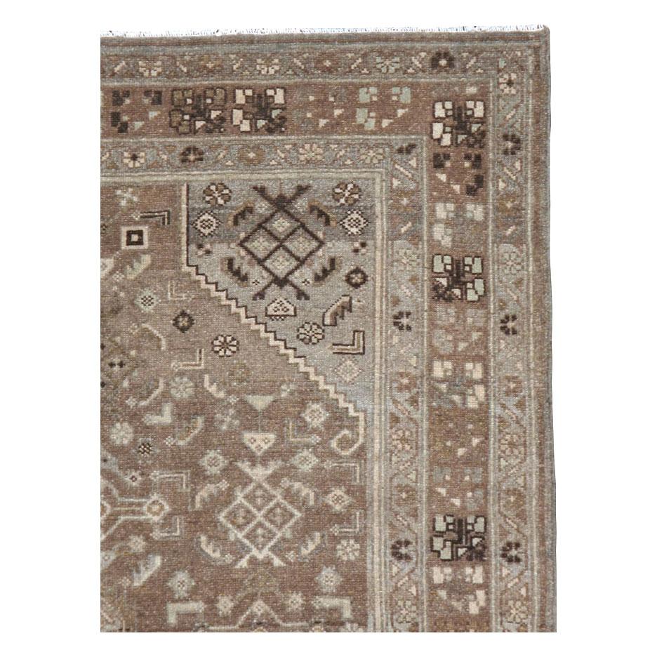 A vintage Persian Malayer accent rug handmade during the mid-20th century.

Measures: 4' 3