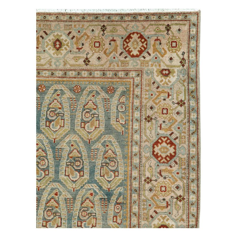 A vintage Persian Malayer accent rug handmade during the mid-20th century.

Measures: 4' 4