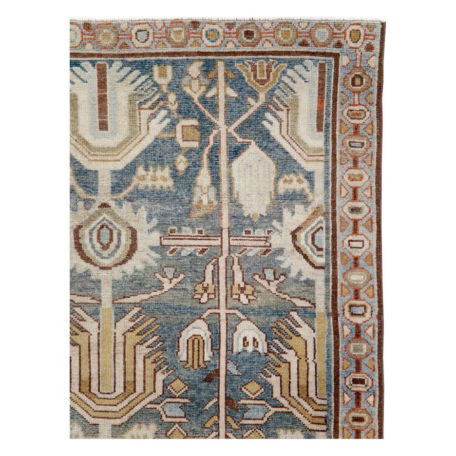 A vintage Persian Malayer accent rug handmade during the mid-20th century.

Measures: 4' 3