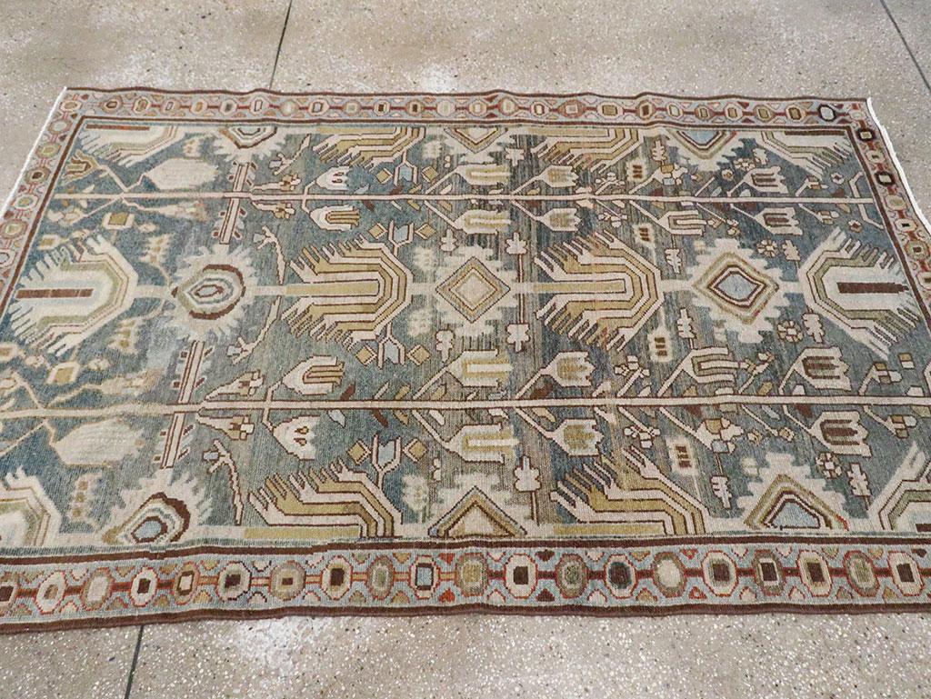 Tappeto d'accento persiano Malayer fatto a mano della metà del XX secolo In condizioni ottime in vendita a New York, NY