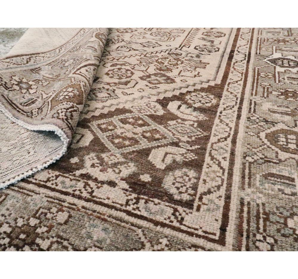 20ième siècle Tapis d'accent persan Malayer fait à la main au milieu du 20e siècle en vente