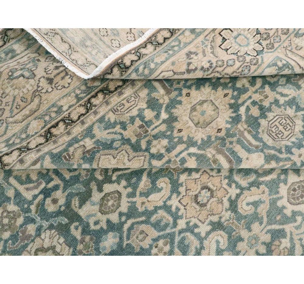 Mid-20th Century Handmade Persian Malayer Room Size Carpet 4