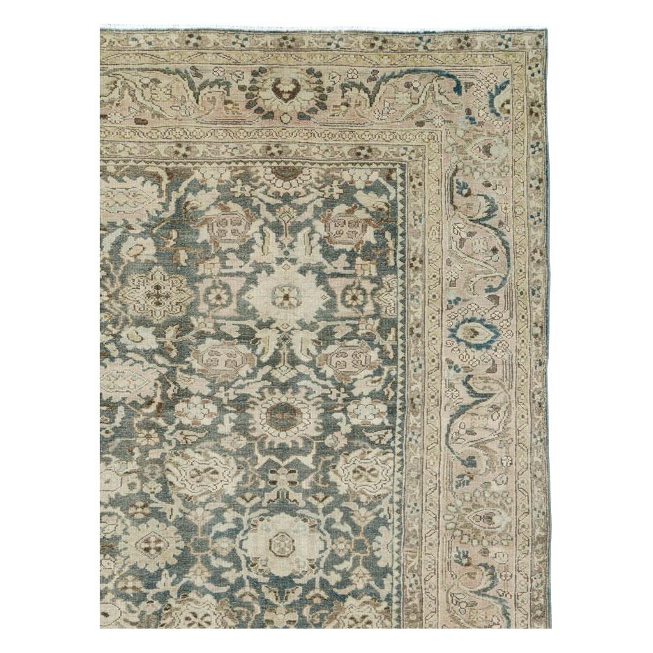 Hand-Knotted Mid-20th Century Handmade Persian Malayer Room Size Carpet