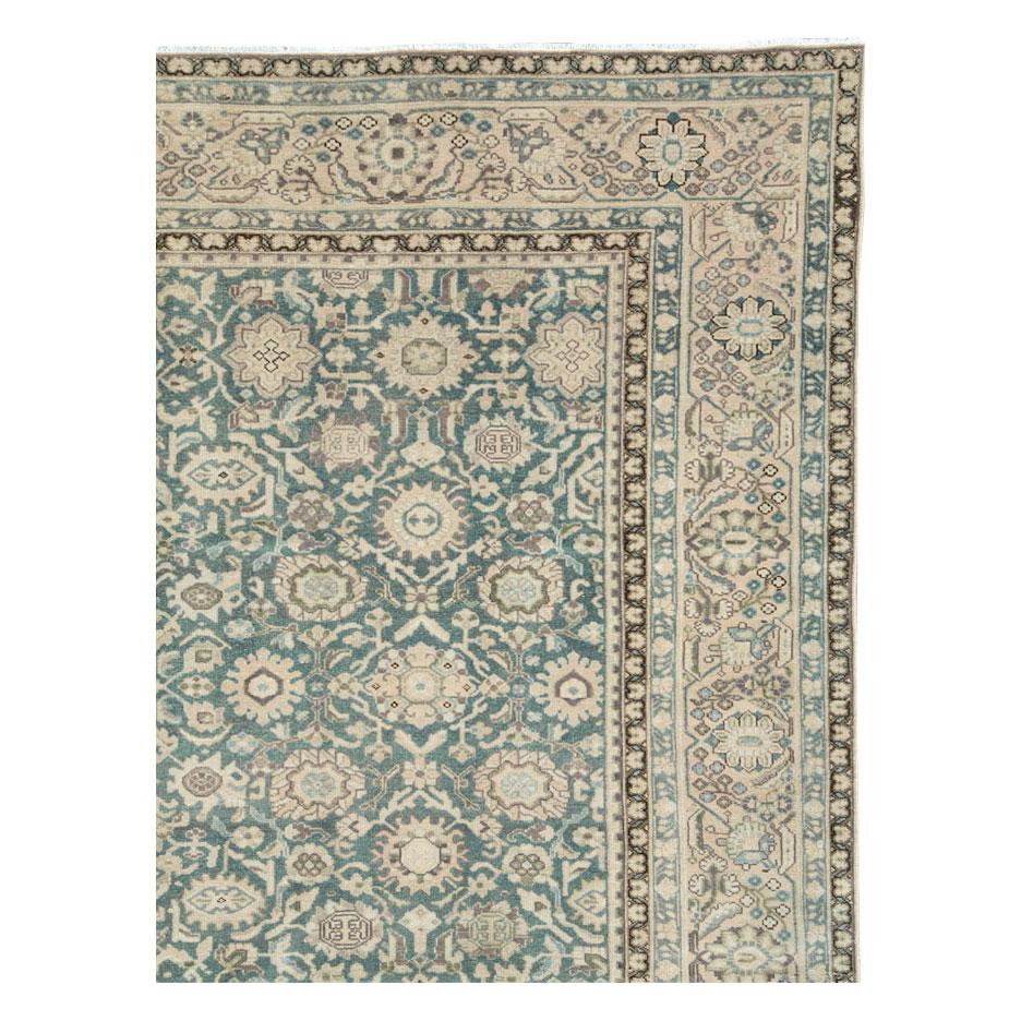 Hand-Knotted Mid-20th Century Handmade Persian Malayer Room Size Carpet